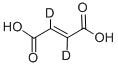 Structure of FUMARIC-2,3-D2 ACID