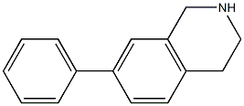 Structure of 7-phenyl-1,2,3,4-tetrahydroisoquinoline
