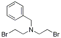 Structure of Benzenemethanamine,N,N-bis(2-bromoethyl)-