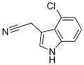 4-氯吲哚-3-乙腈结构式