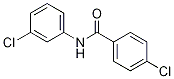 4-氯-N-(3-氯苯基)苯甲酰胺结构式