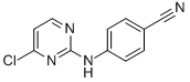 4-N[2(4-氯吡啶基)]-氨基苯腈结构式