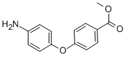 Structure of Benzoic acid, 4-(4-aminophenoxy)-, methyl ester