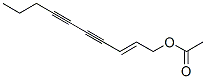 (E)-1-Acetoxy-2-decene-4,6-diyne结构式