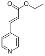 Structure of 2-PROPENOIC ACID, 3-(4-PYRIDINYL)-, ETHYL ESTER