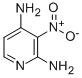 Structure of 2,4-diamino-3-(nitro)pyridine