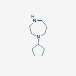 1-CYCLOPENTYL-1,4-DIAZEPANE 95%结构式