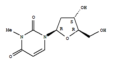 Structure of 3-Methyl-2'-deoxyuridine