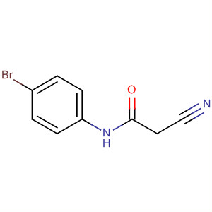 2-氰基-N-(4-溴苯基)-乙酰胺结构式