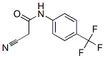 Structure of 2-cyano-N-[4-(trifluoromethyl)phenyl]acetamide