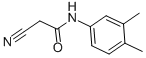 乙酰胺,2-氰基-N-(3,4-二甲基苯基)-结构式