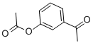 Structure of 3-acetoxyacetophenone