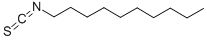 Structure of DECYL ISOTHIOCYANATE
