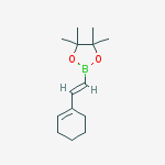 Structure of 2-[(E)-2-(cyclohexen-1-yl)ethenyl]-4,4,5,5-tetramethyl-1,3,2-dioxaborolane