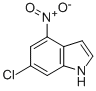 Structure of 6-CHLORO-4-NITRO INDOLE