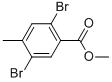 Structure of 2,5-Dibromo-4-methylbenzoic acid methyl ester