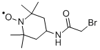 4-(2-溴乙酰胺)-TEMPO结构式