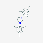 1H-Imidazolium, 4,5-dihydro-1,3-bis(2,4,6-trimethylphenyl)-结构式