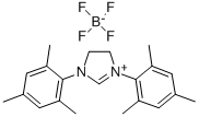 1,3-双(2,4,6-三甲苯基)-4,5-二氢咪唑四氟硼酸盐结构式