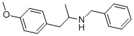 Structure of 4-Methoxy-alpha-methyl-N-(phenylmethyl)benzeneethanamine