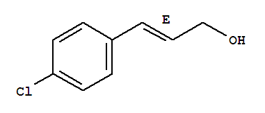 Structure of 2-Propen-1-ol,3-(4-chlorophenyl)-, (E)-