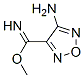 1,2,5-OXADIAZOLE-3-CARBOXIMIDIC ACID,4-AMINO-,METHYL ESTER结构式