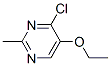 4-Chloro-5-ethoxy-2-methylpyrimidine结构式