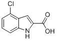 Structure of 4-chloro-1H-indole-2-carboxylic acid