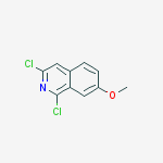 Structure of 1,3-DICHLORO-7-METHOXYISOQUINOLINE