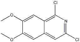 Structure of Isoquinoline,1,3-dichloro-6,7-dimethoxy-