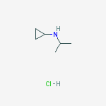 Structure of N-Cyclopropyl-n-isopropylamine, HCl
