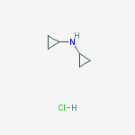 Structure of Dicyclopropylamine hydrochloride