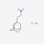 Structure of Tricyclo[3.3.1.13,7]decane-1-ethanamine, hydrochloride