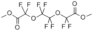 Structure of DIMETHYL PERFLUORO-3,6-DIOXAOCTANE-1,8-DIOATE