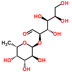 Structure of 2-O-(A-L-FUCOPYRANOSYL)-D-GALACTOSE