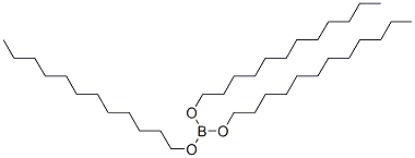 Structure of tridodecyl borate
