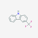 9H-Carbazole, 3-(trifluoromethyl)-结构式