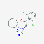 Structure of 1-[2-Cycloheptyloxy-2-(2,6-dichloro-phenyl)-vinyl]-1H-[1,2,4]triazole