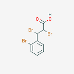 Structure of 2,3-DIBROMO-3-(2-BROMOPHENYL)PROPIONIC ACID