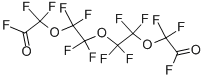 Structure of PERFLUOROPOLYETHER DIACYL FLUORIDE (N=2) 98