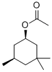 Structure of Cyclohexanol, 3,3,5-trimethyl-, 1-acetate, (1R,5R)-rel-
