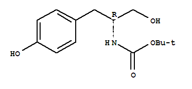 N-Boc-D-酪氨醇结构式