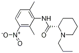 Structure of (2S)-N-(2,6-DiMethyl-3-nitrophenyl)-1-propyl-2-piperidinecarboxaMide