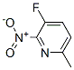 Structure of Pyridine,3-fluoro-6-methyl-2-nitro-