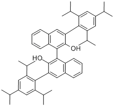 Structure of (1R)-3,3μ-Bis[2,4,6-tris(1-methylethyl)phenyl]-1,1μ-binaphthalene-2,2μ-diol