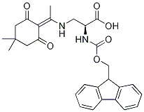 Structure of N-α –Fmoc-N-β-1-(4,4-dimethyl-2,6-dioxocyclohe