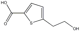 Structure of 5-(2-hydroxyethyl)thiophene-2-carboxylic acid