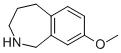 Structure of 8-METHOXY-2,3,4,5-TETRAHYDRO-1H-BENZO[C]AZEPINE