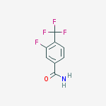 Structure of 3-Fluoro-4-(trifluoromethyl)benzamide