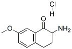 Structure of 2-AMINO-3,4-DIHYDRO-7-METHOXY-2H-1-NAPHTHALENONE, HYDROCHLORIDE